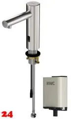 KWC PROFESSIONAL F7E Elektronik Standventil F7EV1001 DN 15 fr Waschanlagen, opto-elektronisch gesteuert mit Batteriefach