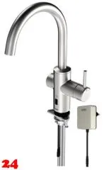 KWC PROFESSIONAL F5E Hybrid-Kchenarmatur Elektronik Standbatterie F5LME002 DN 15, opto-elektronisch gesteuert mit Netzteil Niederdruck