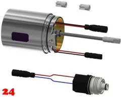 KWC PROFESSIONAL F5L Hygieneeinheit fr kompatible KWC Thermostat-Wandbatterien ACLT9001 fr Wasch und Duschanlagen inkl. C-Modul