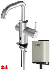 KWC PROFESSIONAL F5E Hybrid-Waschtischarmatur Elektronik Standbatterie F5LME005 DN 15, opto-elektronisch gesteuert mit Batteriefach