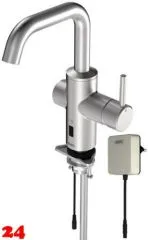 KWC PROFESSIONAL F5E Hybrid-Waschtischarmatur Elektronik Standbatterie F5LME005 DN 15, opto-elektronisch gesteuert mit Netzteil