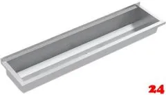 KWC PROFESSIONAL Planox Waschrinne-PL14 fugenlos verschweißte Waschrinne für Wandmontage Breite 1400mm KWC PROFESSIONAL Planox Waschrinne-PL14 fugenlos verschweißte Waschrinne für Wandmontage Breite 1400mm