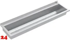 KWC PROFESSIONAL Planox Waschrinne-PL14T fugenlos verschweißt mit Armaturenbank für Wandmontage Breite 1400mm KWC PROFESSIONAL Planox Waschrinne-PL14T fugenlos verschweißt mit Armaturenbank für Wandmontage Breite 1400mm