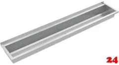 KWC PROFESSIONAL Planox Waschrinne-PL21T fugenlos verschweißt mit Armaturenbank für Wandmontage Breite 2100mm KWC PROFESSIONAL Planox Waschrinne-PL21T fugenlos verschweißt mit Armaturenbank für Wandmontage Breite 2100mm