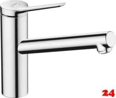 HANSGROHE Kchenarmatur Zesis M33 Chrom Einhebelmischer 150 mit Festauslauf, 1jet (74802000)