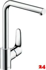 HANSGROHE Kchenarmatur Focus M41 Chrom Einhebelmischer 280 EcoSmart mit Festauslauf, 1jet (31827000)