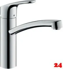 HANSGROHE Kchenarmatur Focus M41 Chrom Einhebelmischer 160 EcoSmart mit Festauslauf, 1jet (31826000)