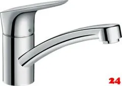 HANSGROHE Kchenarmatur Logis M31 Chrom Einhebelmischer 120 CoolStart EcoSelection mit Festauslauf, 1jet (71837000)