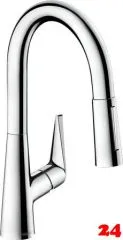 HANSGROHE Kchenarmatur Talis M51 Chrom Einhebelmischer 160 mit Ausziehbrause, 2jet, sBox (73850000)
