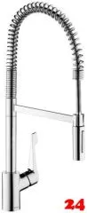 HANSGROHE Kchenarmatur Cento Chrom Einhebelmischer 190 EcoSelection XXL, SemiPro mit Pendelbrause, 2jet (14806000)