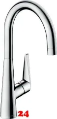 HANSGROHE Kchenarmatur Talis M51 Chrom Einhebelmischer 260 EcoSmart mit Festauslauf, 1jet (72816000)