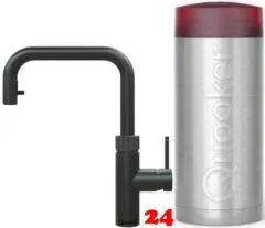 QUOOKER FLEX SQUARE COMBI B Einhebelmischer Zugauslauf Schwarz matt PVD & 100°C Armatur Kochendwasserhahn (COMBIFXSBLK) QUOOKER FLEX SQUARE COMBI B Einhebelmischer Zugauslauf Schwarz matt PVD & 100°C Armatur Kochendwasserhahn (COMBIFXSBLK)
