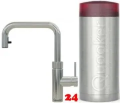 QUOOKER FLEX SQUARE COMBI (+) B Einhebelmischer Zugauslauf Chrom & 100°C Armatur Kochendwasserhahn (COMBI+FXSCHR) QUOOKER FLEX SQUARE COMBI (+) B Einhebelmischer Zugauslauf Chrom & 100°C Armatur Kochendwasserhahn (COMBI+FXSCHR)
