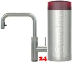 QUOOKER FLEX SQUARE COMBI (+) B Einhebelmischer Zugauslauf Edelstahl & 100°C Armatur Kochendwasserhahn (COMBI+FXSSST) QUOOKER FLEX SQUARE COMBI (+) B Einhebelmischer Zugauslauf Edelstahl & 100°C Armatur Kochendwasserhahn (COMBI+FXSSST)