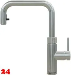QUOOKER FLEX SQUARE Zugauslauf Edelstahl Kchenarmatur mit 5 in 1 Funktion und elektronischer Steuerung (FXSSST) {NUR Armatur}