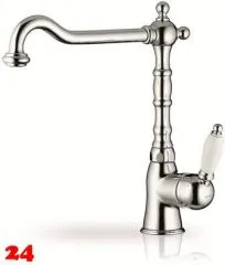 PYRAMIS Kchenarmatur Baroque Classic Einhebelmischer Chrom mit Festauslauf Nostalgieoptik