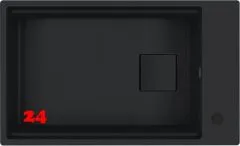 FRANKE Küchenspüle Kubus 2 Pro KNG PRO 110-62 Fragranit+ Granitspüle Black Matt - Black Collection Unterbauspüle (Montage unter die Arbeitsplatte) mit Siebkorb als Drehknopfventil inklusive Zubehör FRANKE Küchenspüle Kubus 2 Pro KNG PRO 110-62 Fragranit+ Granitspüle Black Matt - Black Collection Unterbauspüle (Montage unter die Arbeitsplatte) mit Siebkorb als Drehknopfventil inklusive Zubehör