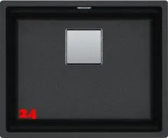 FRANKE Kchensple Kubus 2 Pro KNG PRO 110-52 Fragranit+ Granitsple / Unterbausple (Montage unter die Arbeitsplatte) mit Siebkorb als Druckknopfventil inklusive Zubehr