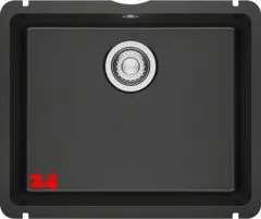 FRANKE Küchenspüle KubusX KXK 110-51 Keramik Fraceram Keramikspüle / Unterbauspüle (Montage unter die APL) mit Siebkorb als Stopfenventil FRANKE Küchenspüle KubusX KXK 110-51 Keramik Fraceram Keramikspüle / Unterbauspüle (Montage unter die APL) mit Siebkorb als Stopfenventil