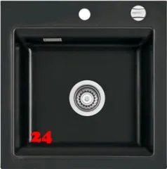 Systemceram KeraDomo KARA 51-BASIC Keramiksp�le / Einbausp�le in Standardfarben f�r die K�che