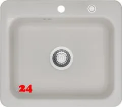 Systemceram KeraDomo JUNA 57 Basic Keramiksp�le / Einbausp�le in Standardfarben f�r die K�che