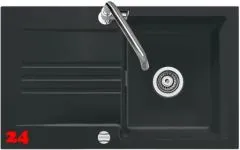 Systemceram KeraDomo KARA 85-BASIC Keramiksp�le / Einbausp�le in Standardfarben f�r die K�che