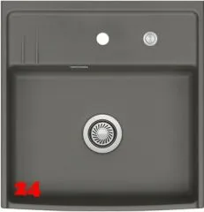 Systemceram KeraDomo KENTRO 60 PREMIUM Keramik Sp�lmodul / Sp�lstein in Sonderfarben Arbeitsplattentiefe 600mm