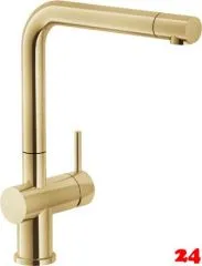 Systemceram KeraDomo Küchenarmatur Sila Mattgold PVD Einhebelmischer mit Festauslauf 360° schwenkbar Niederdruck🔌⚡ Systemceram KeraDomo Küchenarmatur Sila Mattgold PVD Einhebelmischer mit Festauslauf 360° schwenkbar Niederdruck🔌⚡