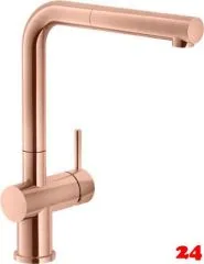 Systemceram KeraDomo Küchenarmatur Sila Kupfer PVD Einhebelmischer mit Zugauslauf 360° schwenkbar Niederdruck🔌⚡ Systemceram KeraDomo Küchenarmatur Sila Kupfer PVD Einhebelmischer mit Zugauslauf 360° schwenkbar Niederdruck🔌⚡