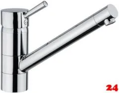 AQUA CUCINA� K�chenarmatur Pepper 40010-00 Einhebelmischer Chrom mit Festauslauf schwenkbar Niederdruck
