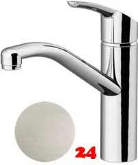 AQUA CUCINA® Küchenarmatur Telos T4505-ESO Einhebelmischer Steelfinish PVD mit Festauslauf schwenkbar AQUA CUCINA® Küchenarmatur Telos T4505-ESO Einhebelmischer Steelfinish PVD mit Festauslauf schwenkbar