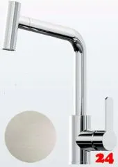 AQUA CUCINA� K�chenarmatur SF1 55507-ESO Einhebelmischer Steelfinish PVD mit Schlauchbrause schwenkbar 2-Strahlarten