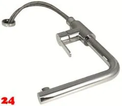 AQUA CUCINA� K�chenarmatur SF1 55519-00 Einhebelmischer Chrom mit Festauslauf f�r Vorfenstermontage