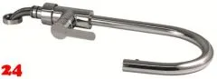 AQUA CUCINA� K�chenarmatur SF1 55529-00 Einhebelmischer Chrom mit Zugauslauf f�r Vorfenstermontage