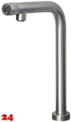 AQUA CUCINA� K�chenarmatur PURE CSP 53890-E Edelstahl massiv mit Festauslauf und progressiver Kartusche f�r Vorfenstermontage