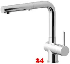 AQUA CUCINA® Küchenarmatur LAGO-S 45005-00 Einhebelmischer Chrom mit Schlauchbrause umstellbar AQUA CUCINA® Küchenarmatur LAGO-S 45005-00 Einhebelmischer Chrom mit Schlauchbrause umstellbar