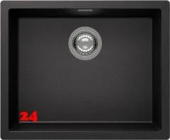 SCHOCK K�chensp�le Kaia N-100L Cristadur� Nano-Granitsp�le / Einbausp�le mit Drehexcenter