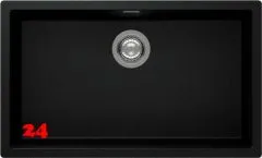SCHOCK K�chensp�le Kaia N-100XL-U Cristadur� Nano-Granitsp�le / Unterbausp�le mit Drehexcenter