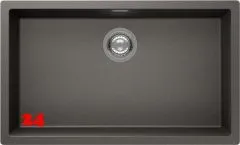 SCHOCK K�chensp�le Kaia N-100XL-FB Cristadur� Nano-Granitsp�le fl�chenb�ndig mit Drehexcenter