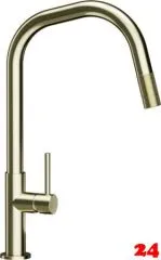 SCHOCK K�chenarmatur Talinos White Gold Einhebelmischer / Sp�ltischarmatur Oberfl�che: Goldfarben mit Zugauslauf mit verdeckter Auszugsbrause