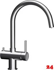 SCHOCK K�chenarmatur Ares EDM mit Festauslauf 3-Wege Trinkwasserfilter Armatur Edelstahl 360� schwenkbarer Auslauf