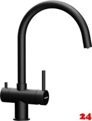 SCHOCK Küchenarmatur Ares Schwarz mit Festauslauf 3-Wege Trinkwasserfilter Armatur Oberfläche: Cristadur® Farbe Puro 360° schwenkbarer Auslauf SCHOCK Küchenarmatur Ares Schwarz mit Festauslauf 3-Wege Trinkwasserfilter Armatur Oberfläche: Cristadur® Farbe Puro 360° schwenkbarer Auslauf