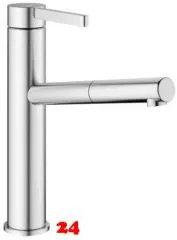 KWC K�chenarmatur Bevo E ECO 10.531.452.700FL Einhebelmischer Edelstahl massiv mit Zugauslauf (3600013783)