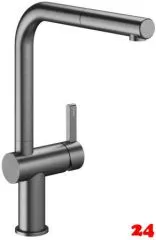 KWC Küchenarmatur Bevo E 10.531.103.779FL Einhebelmischer Brushed Graphite PVD mit Zugauslauf Griffposition rechts (3600018032) KWC Küchenarmatur Bevo E 10.531.103.779FL Einhebelmischer Brushed Graphite PVD mit Zugauslauf Griffposition rechts (3600018032)