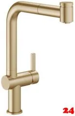 KWC K�chenarmatur Bevo E 10.531.003.778FL Einhebelmischer Brushed Copper PVD mit Zugauslauf und Brausefunktion (3600018034)