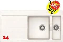 ✅*SCHOCK Kchensple Horizont D 150 Cristadur Nano-Granitsple / Einbausple Farbe Polaris mit Drehexcenter