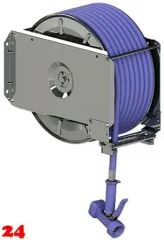 KWC KURI Schlauchaufroller automatisch Edelstahl Molkereidampfschlauch 20 Meter (100.200) KWC KURI Schlauchaufroller automatisch Edelstahl Molkereidampfschlauch 20 Meter (100.200)