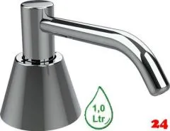 DREILICH Simple Design Tischseifenspender SD 2300-10MV 1000ml Chrom schwere Ausführung gesichtert von oben mit Spezialschlüssel (3002140002) DREILICH Simple Design Tischseifenspender SD 2300-10MV 1000ml Chrom schwere Ausführung gesichtert von oben mit Spezialschlüssel (3002140002)