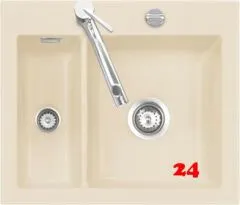 Systemceram KeraDomo MERA 60 Basic Keramikspüle / Einbauspüle in Standardfarben für die Küche Systemceram KeraDomo MERA 60 Basic Keramikspüle / Einbauspüle in Standardfarben für die Küche