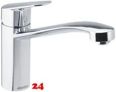 DAMIXA Kchenarmatur Clover Green Chrom Einhebelmischer mit Festauslauf und Obenbedienung